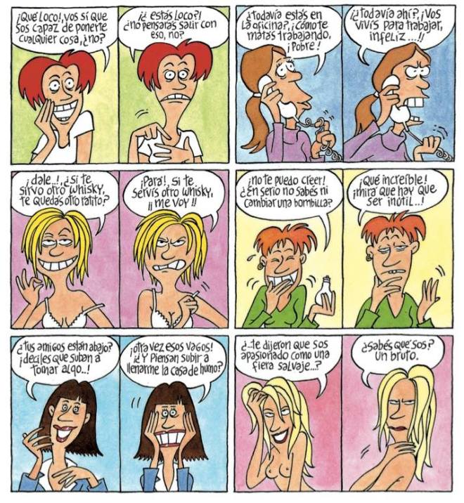 Nos enamoramos del Che Guevara y después le pedimos que se afeite la barba, Maitena