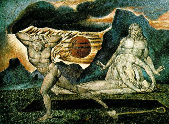 William Blake, Caín y Abel