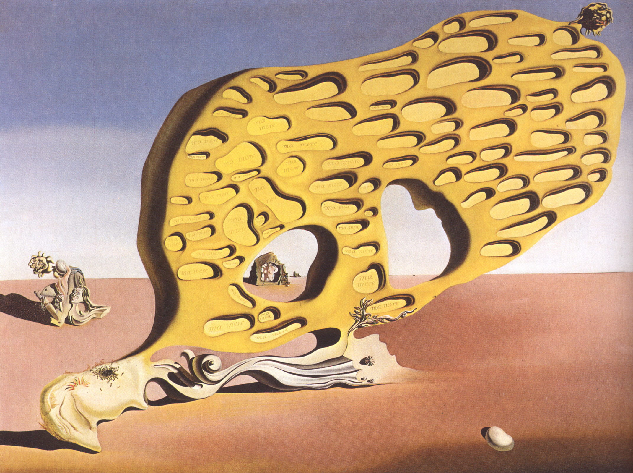 El enigma de mi deseo o mi madre mi madre mi madre1929-Salvador Dali