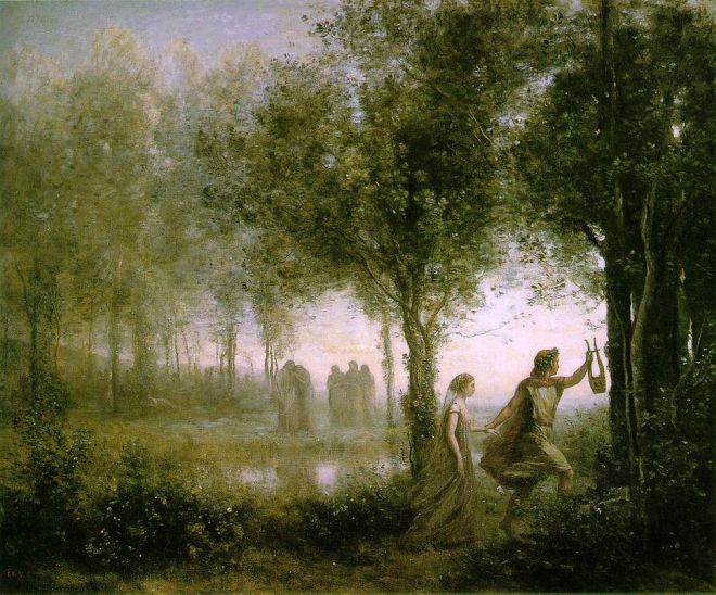 Orfeo y Euridice Corot