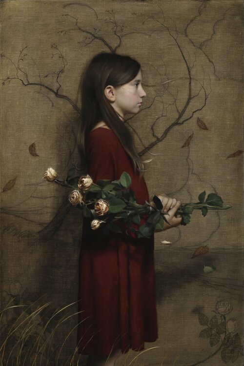 Mark Pugh Autumn roses by the sea